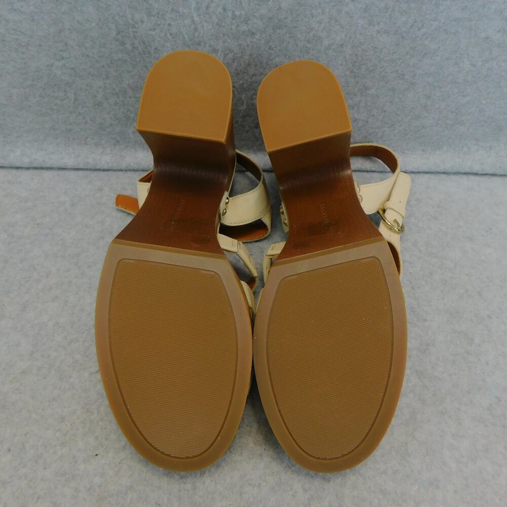Lucky Brand Women's Imana Strappy Slingback Platform Dress Sandals - Size 8.5 - Picture 7 of 8